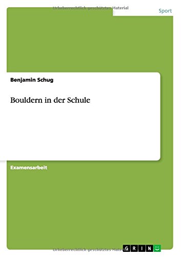 Bouldern in der Schule