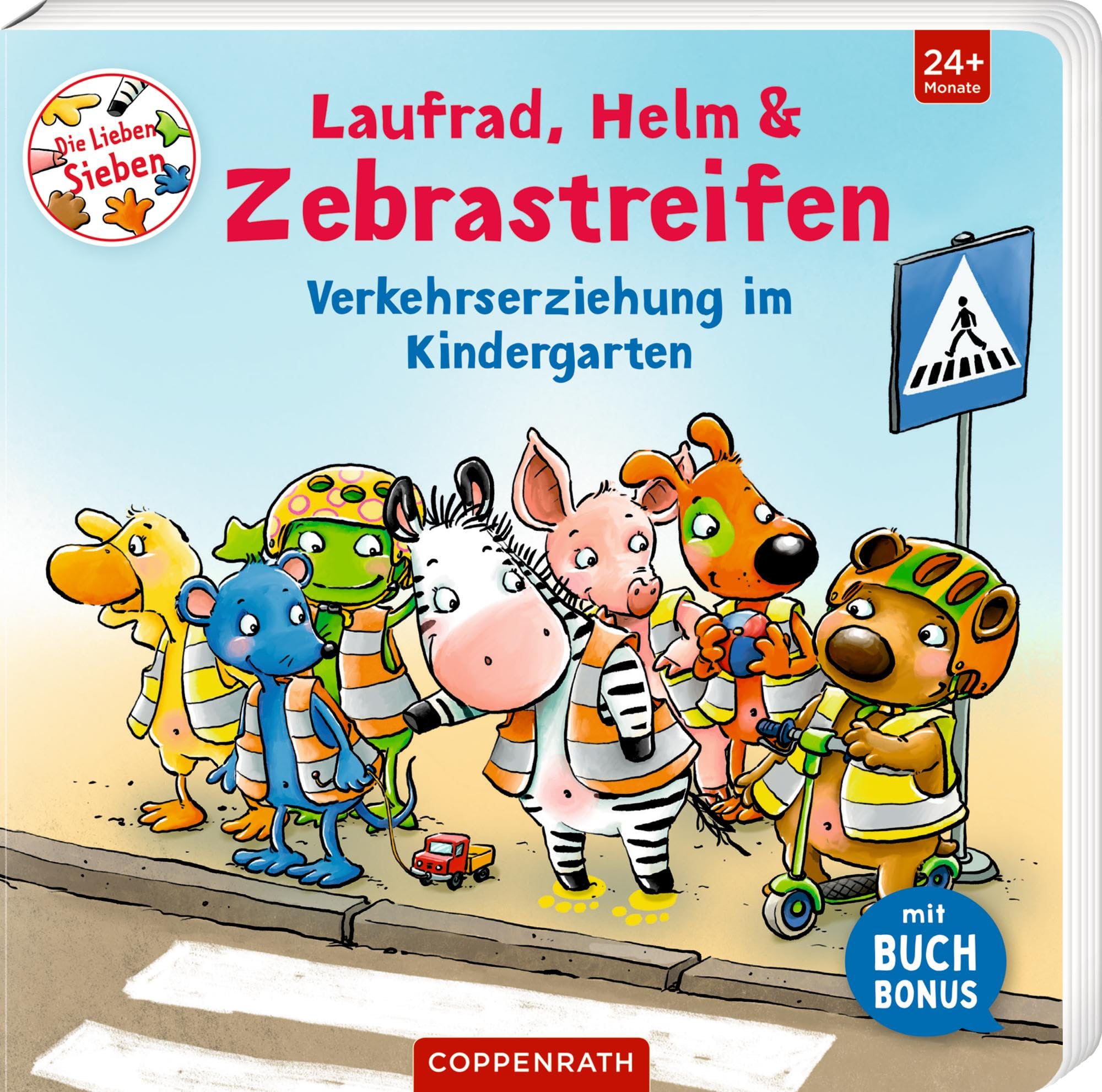 Laufrad, Helm & Zebrastreifen: Verkehrserziehung im Kindergarten: die wichtigsten Verkehrsregeln auf dem Weg zur Kita, ab 24 Monate