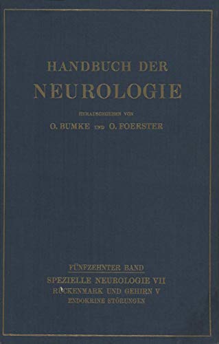 Endokrine Störungen (Handbuch der Neurologie / Spezielle Neurologie VIII) (German Edition) (Handbuch der Neurologie, 15, Band 15)