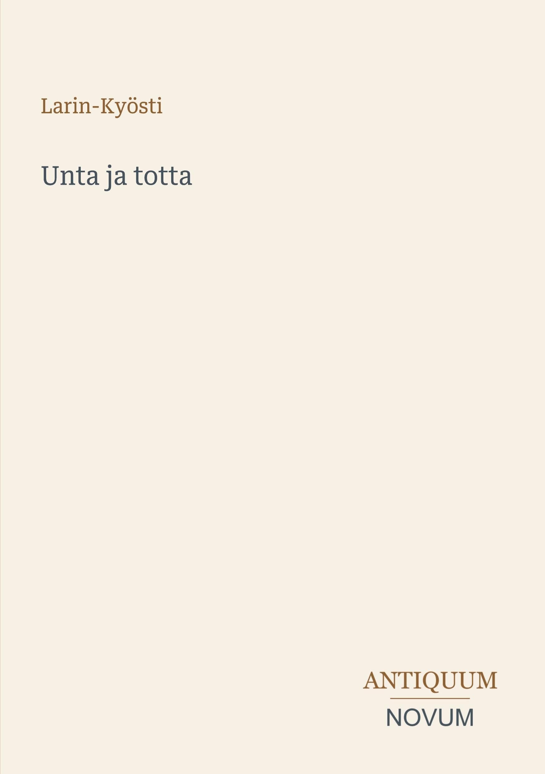 Unta ja totta