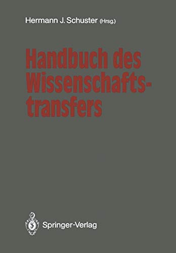 Handbuch des Wissenschaftstransfers