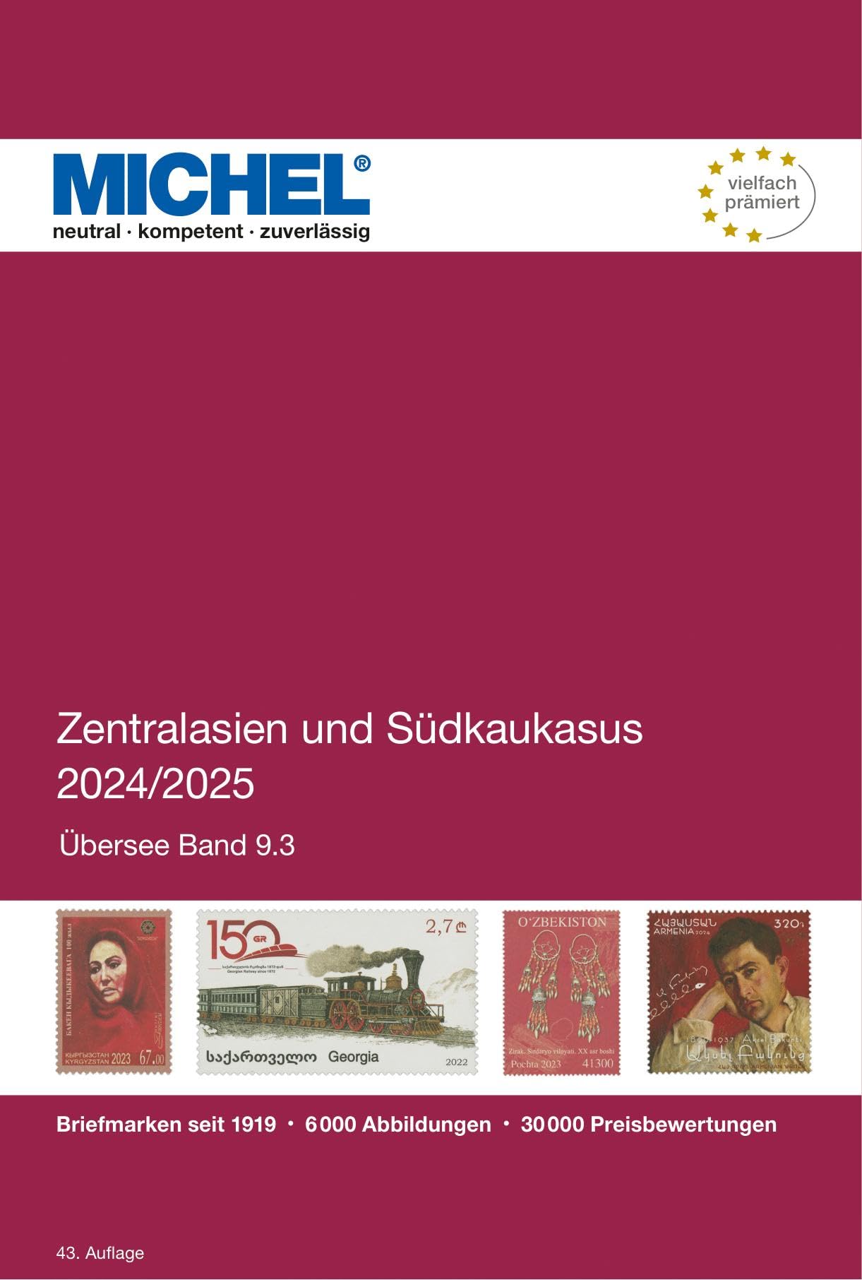 MICHEL-Zentralasien und Südkaukasus 2024/2025 (ÜK 9.3): Ü 9.3