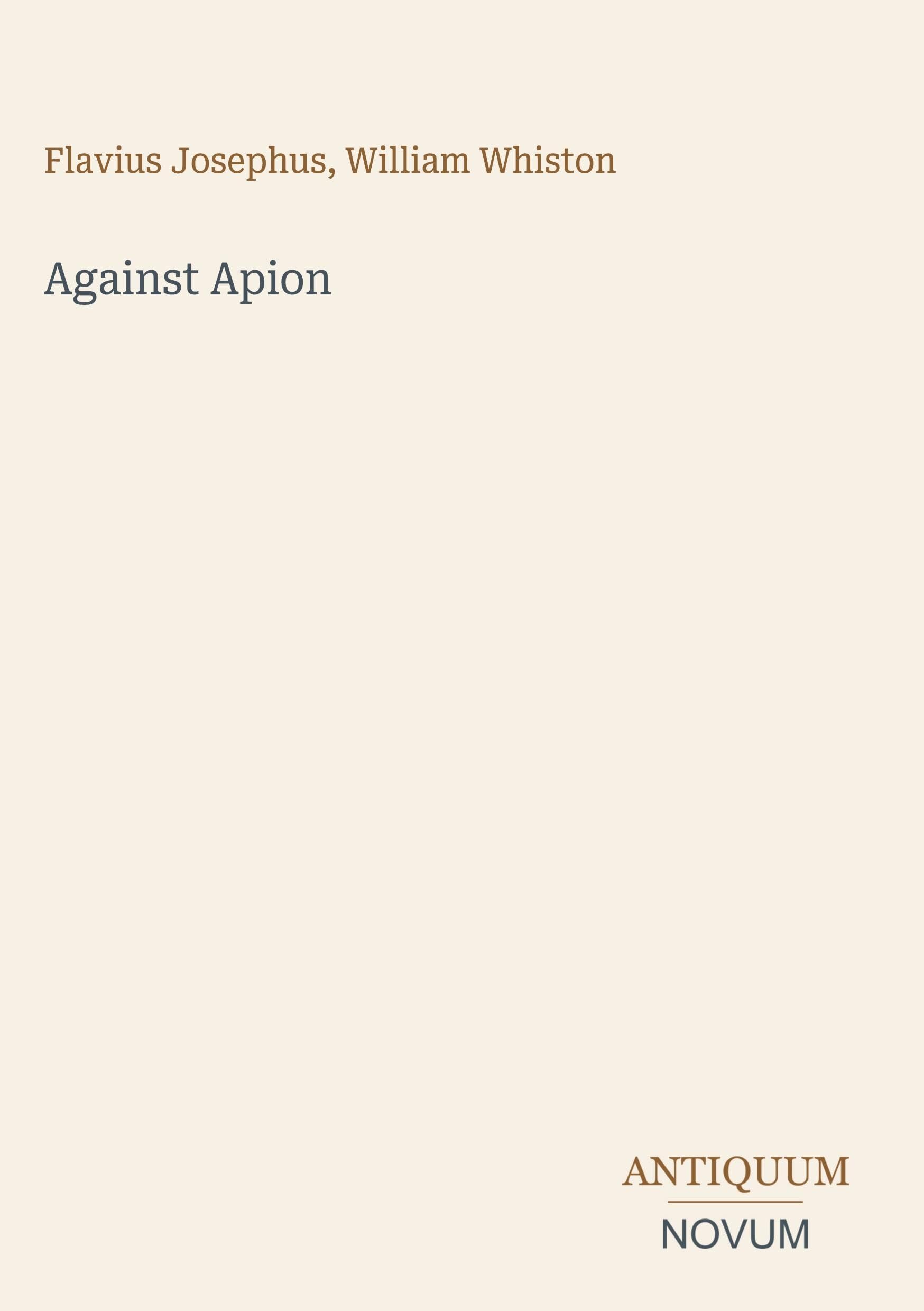 Against Apion