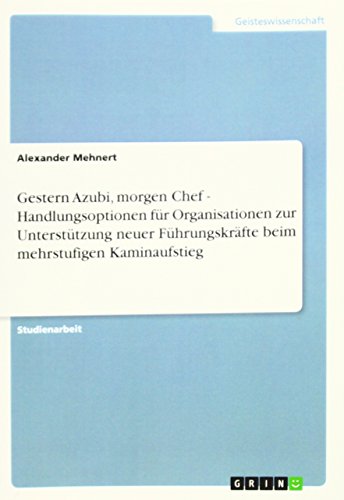 Gestern Azubi, morgen Chef - Handlungsoptionen für Organisationen zur Unterstützung neuer Führungskräfte beim mehrstufigen Kaminaufstieg
