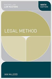 Legal Method (Macmillan Law Masters)
