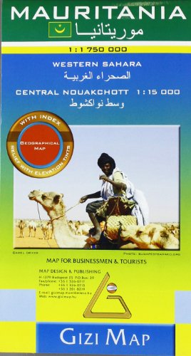 Mauritania Geographical Western Sahara: GIZI.141G