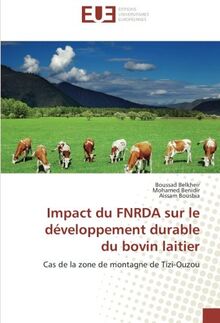 Impact du FNRDA sur le développement durable du bovin laitier: Cas de la zone de montagne de Tizi-Ouzou