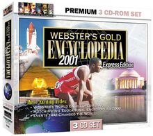 Webster's Gold Encyclopedia 2001 3 CD-ROM Set (Jewel Case)