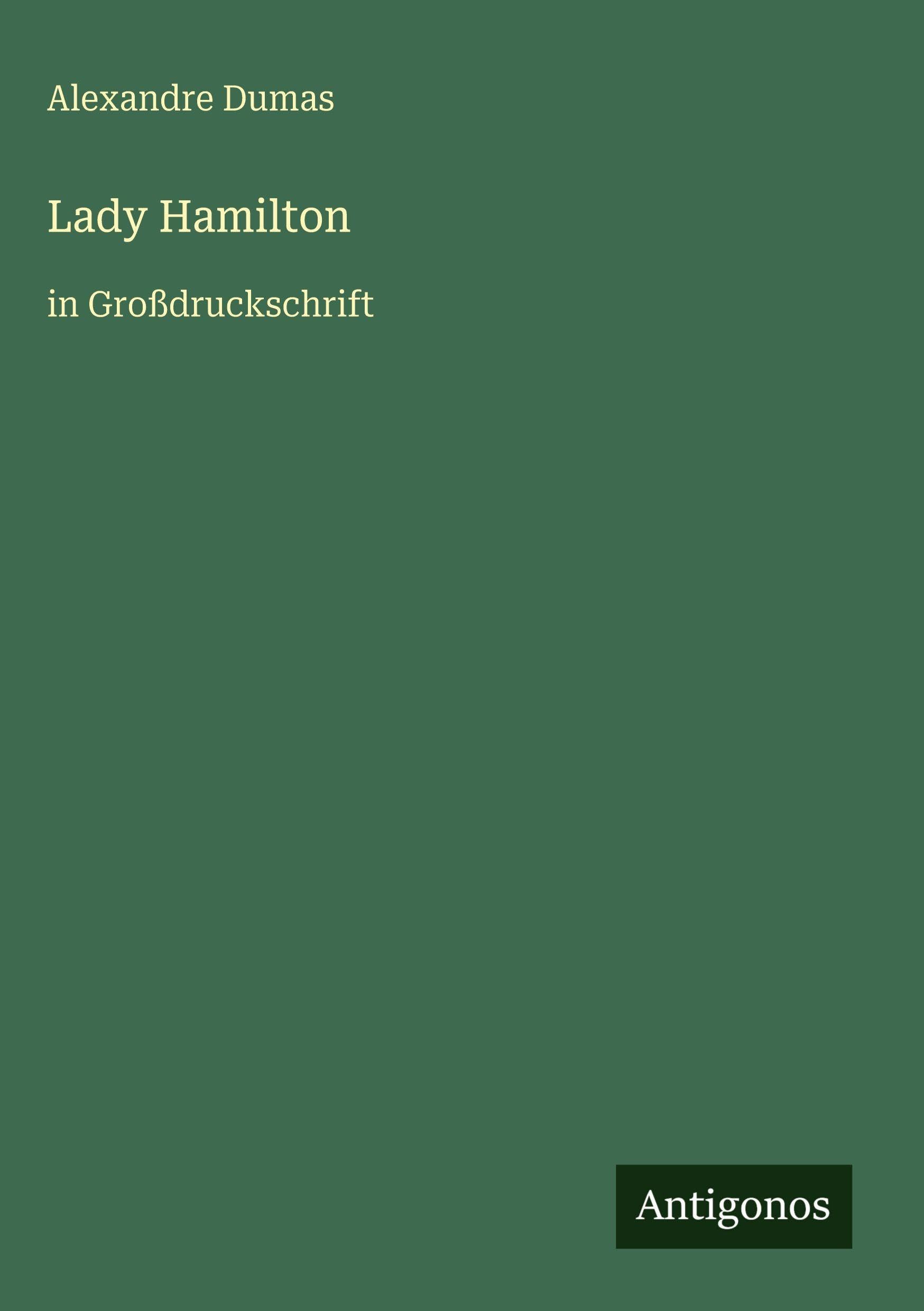 Lady Hamilton: in Großdruckschrift