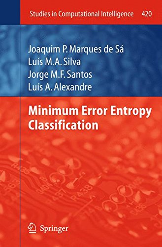 Minimum Error Entropy Classification (Studies in Computational Intelligence)