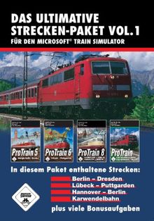 Train Simulator - Das ultimative Strecken-Packet Vol. 1 (ProTrain 5 Berlin - Dresden / ProTrain 6 Lübeck - Puttgarden / ProTrain 8 Hannover - Berlin / ProTrain Karwendelbahn)