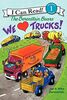 The Berenstain Bears: We Love Trucks! (I Can Read Level 1)