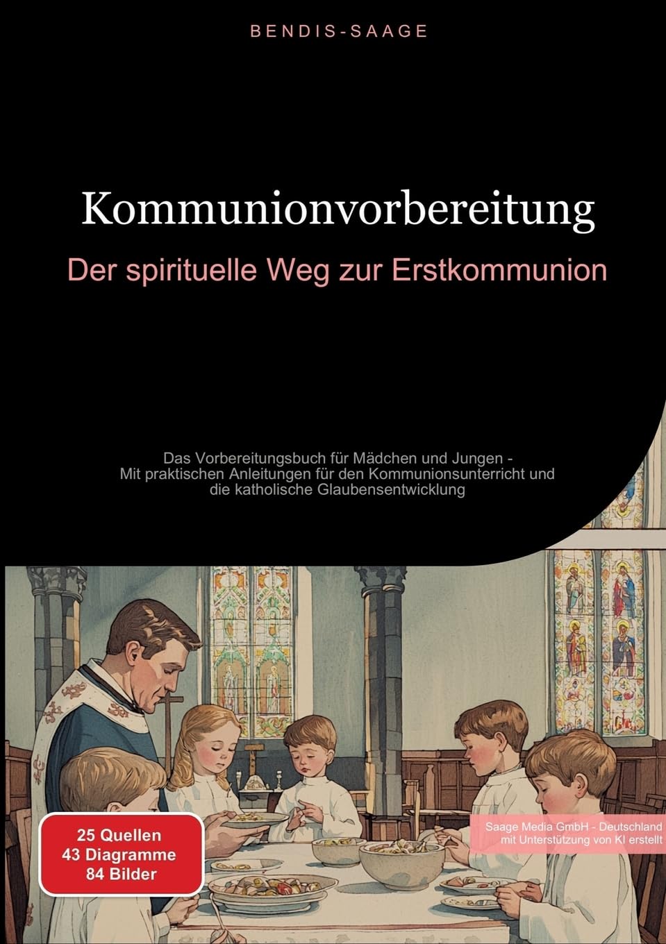 Kommunionvorbereitung: Der spirituelle Weg zur Erstkommunion: Das Vorbereitungsbuch für Mädchen und Jungen - Mit praktischen Anleitungen für den ... und die katholische Glaubensentwicklung