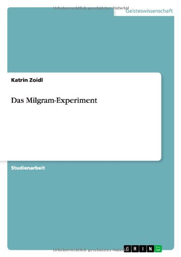 Das Milgram-Experiment