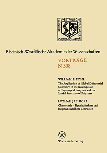 Rheinisch-Westfälische Akademie der Wissenschaften: Natur-, Ingenieur- und Wirtschaftswissenschaften Vorträge · N 308 (Rheinisch-Westfälische Akademie der Wissenschaften, 308)