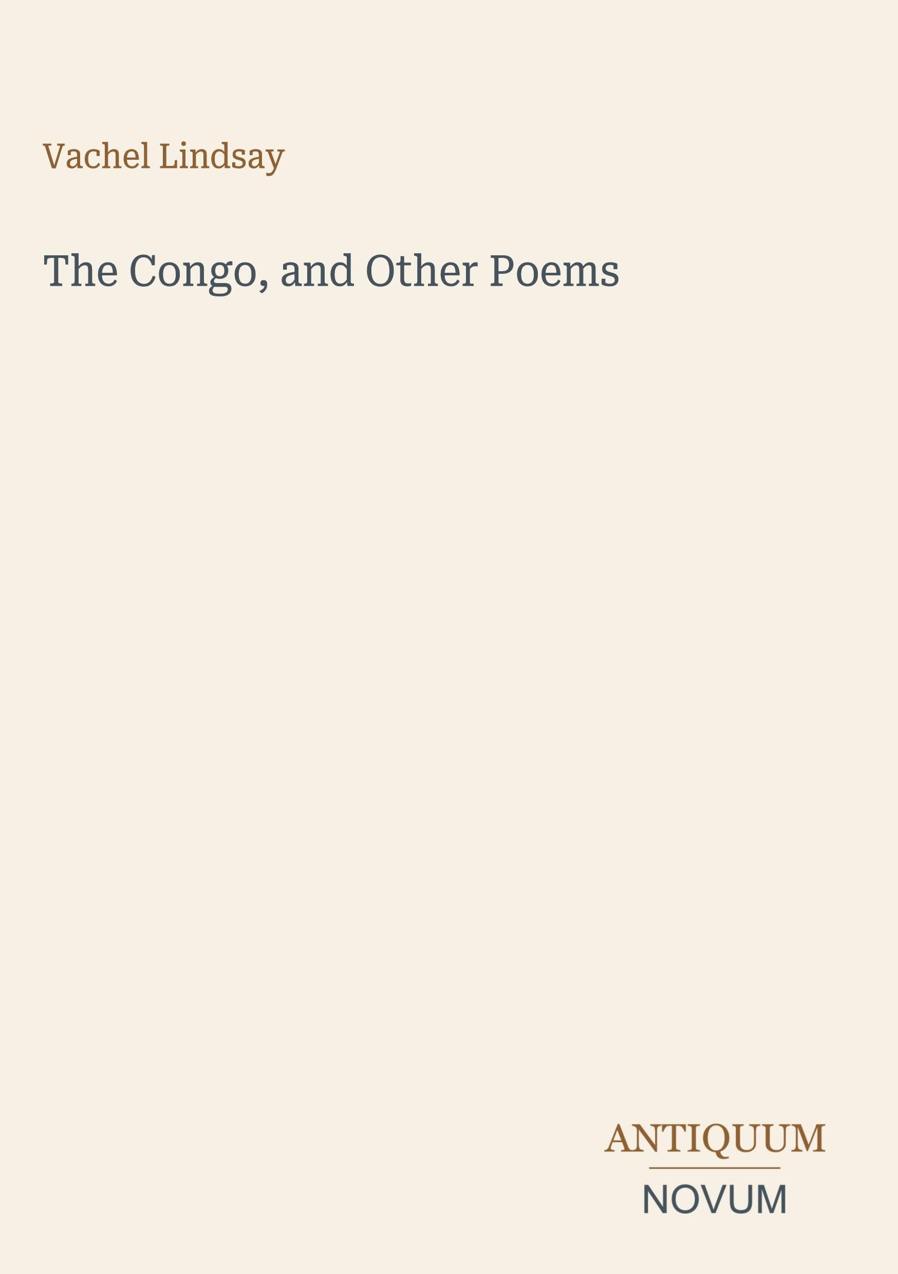 The Congo, and Other Poems