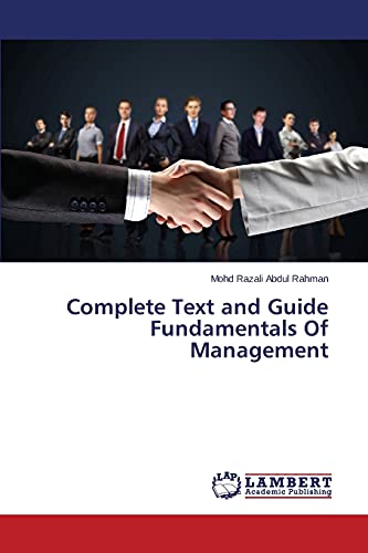 Complete Text and Guide Fundamentals Of Management