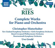 Ferdinand Ries: Sämtliche Werke für Klavier und Orchester
