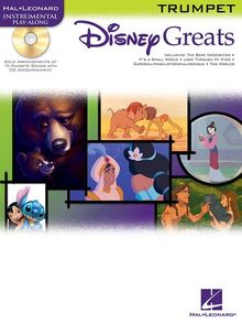 Disney Greats Trumpet Tpt Book/Cd