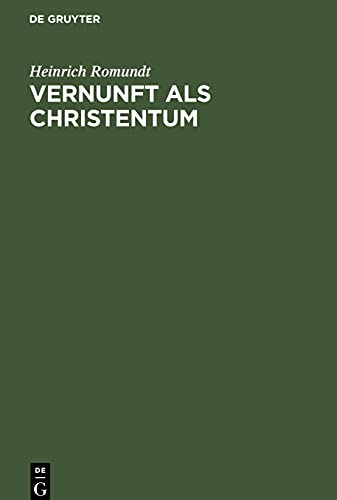 Vernunft als Christentum