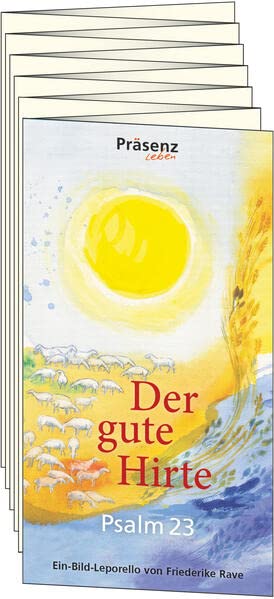 Der gute Hirte: Psalm 23, Leporello mit Bildern von F. Rave