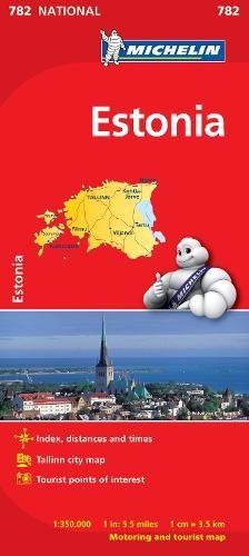 Estonia - Michelin National Map 782 (michelin National Maps)