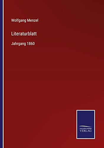Literaturblatt: Jahrgang 1860