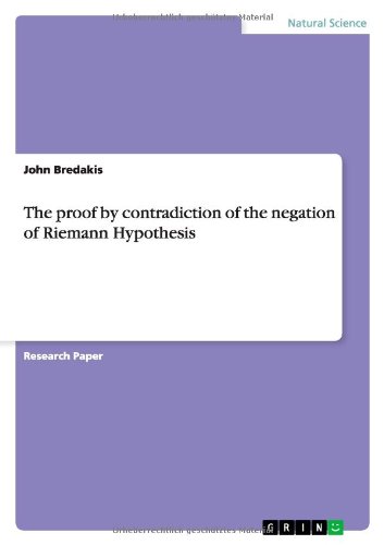 The proof by contradiction of the negation of Riemann Hypothesis