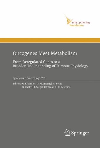 Oncogenes Meet Metabolism: From Deregulated Genes to a Broader Understanding of Tumour Physiology (Ernst Schering Foundation Symposium Proceedings)