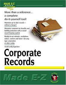 Corporate Record Keeping Made E-Z