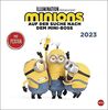 Minions Broschurkalender 2023 - mit Poster - Kinderkalender - Wandkalender mit Monatskalendarium und viel Platz für Eintragungen - 29,5 x 30 cm (29,5 x 60 cm geöffnet)