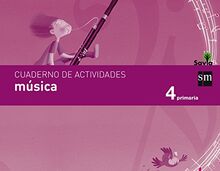 Cuaderno de música. 4 Primaria. Savia