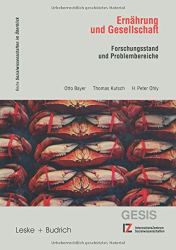 Ernahrung und Gesellschaft (German Edition)