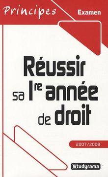 Réussir sa première année de droit