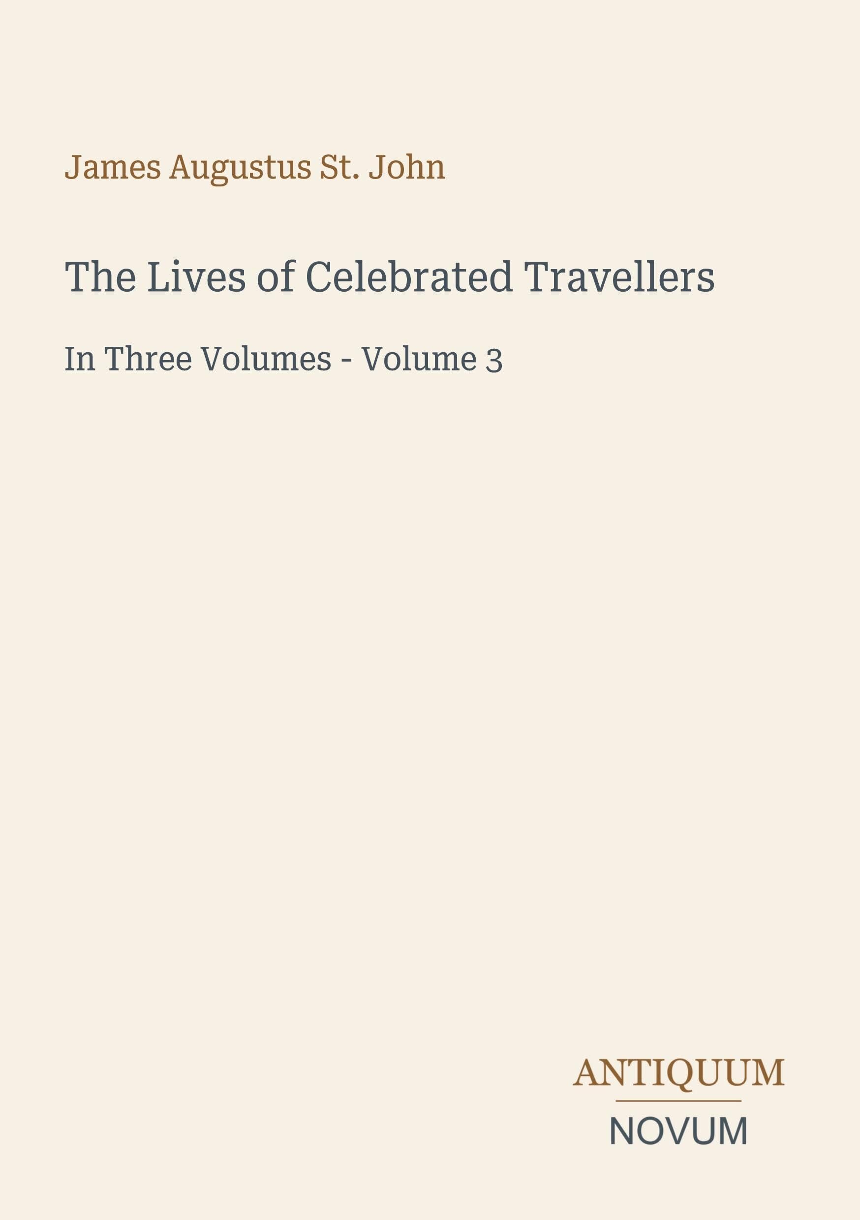 The Lives of Celebrated Travellers