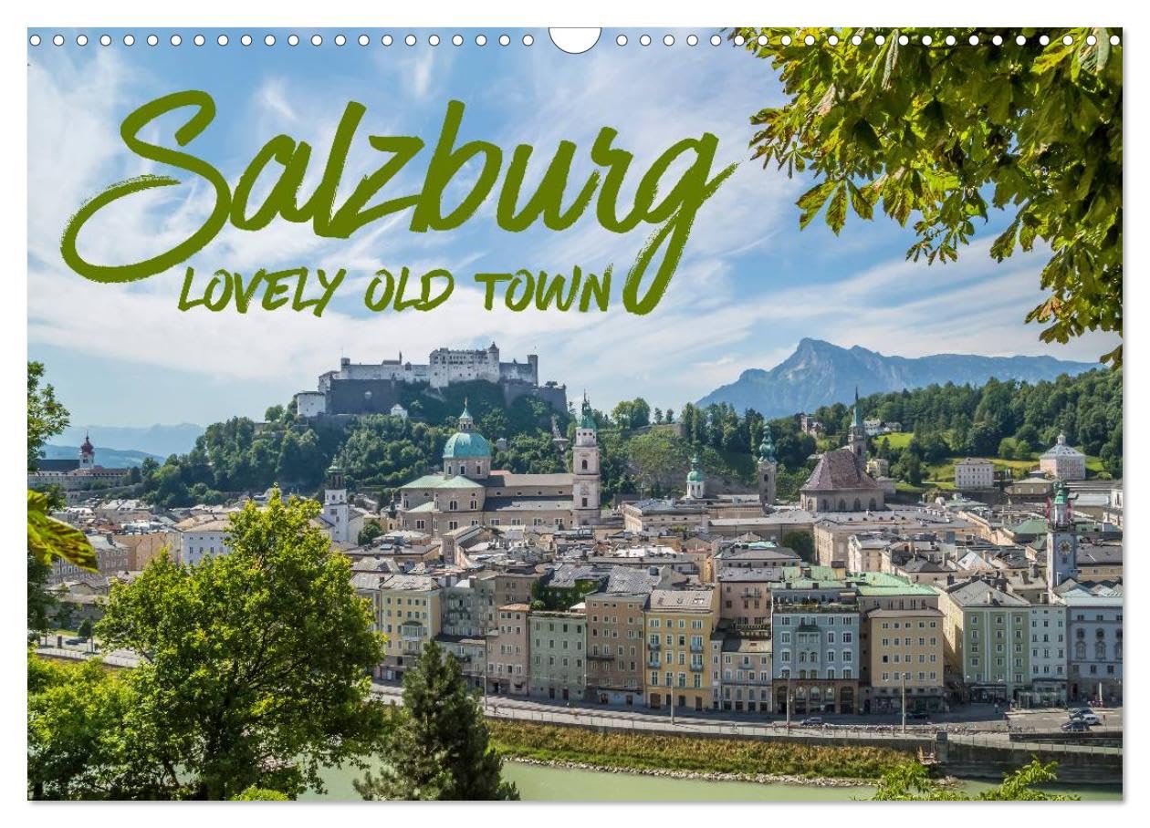 SALZBURG Lovely Old Town (Wall Calendar 2026 DIN A3 landscape), CALVENDO 12 Month Wall Calendar: Picturesque cityscapes above the rooftops