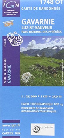 Gavarnie 1 : 25 000: Luz-St-Sauveur / Parc national des Pyrénées: IGN.1748OT
