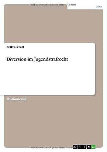 Diversion im Jugendstrafrecht