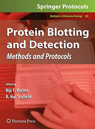 Protein Blotting and Detection: Methods and Protocols (Methods in Molecular Biology, 536, Band 536)