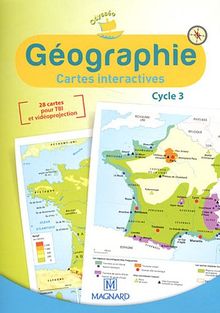 Géographie Cycle 3 : Cartes interactives (1Cédérom)