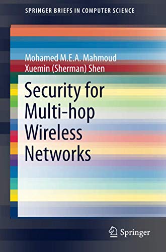 Security for Multi-hop Wireless Networks (SpringerBriefs in Computer Science)