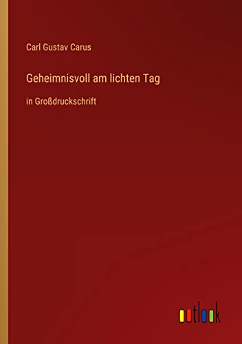 Geheimnisvoll am lichten Tag: in Großdruckschrift