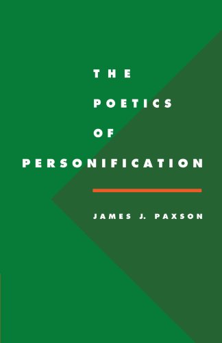 The Poetics of Personification (Literature, Culture, Theory, Band 6)