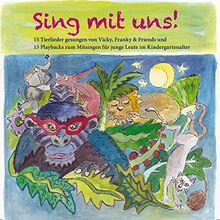 Sing mit uns! 15 Tierlieder gesungen von Vicky, Franky & Friends CD