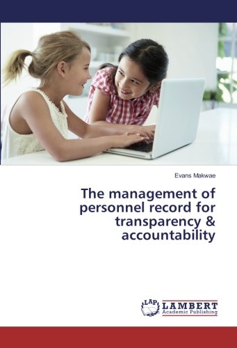 The management of personnel record for transparency & accountability