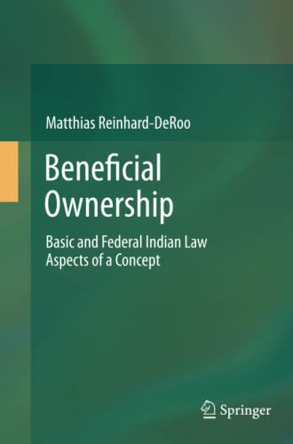 Beneficial Ownership: Basic and Federal Indian Law Aspects of a Concept