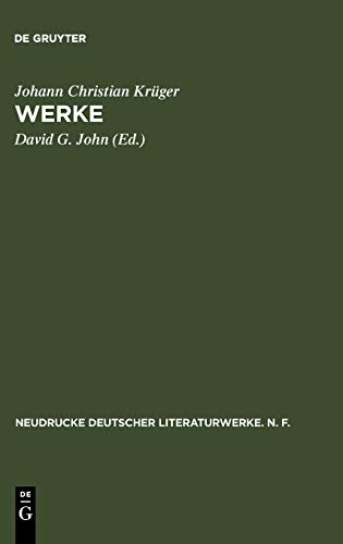 Werke: Kritische Gesamtausgabe (Neudrucke deutscher Literaturwerke. N. F., 37, Band 37)