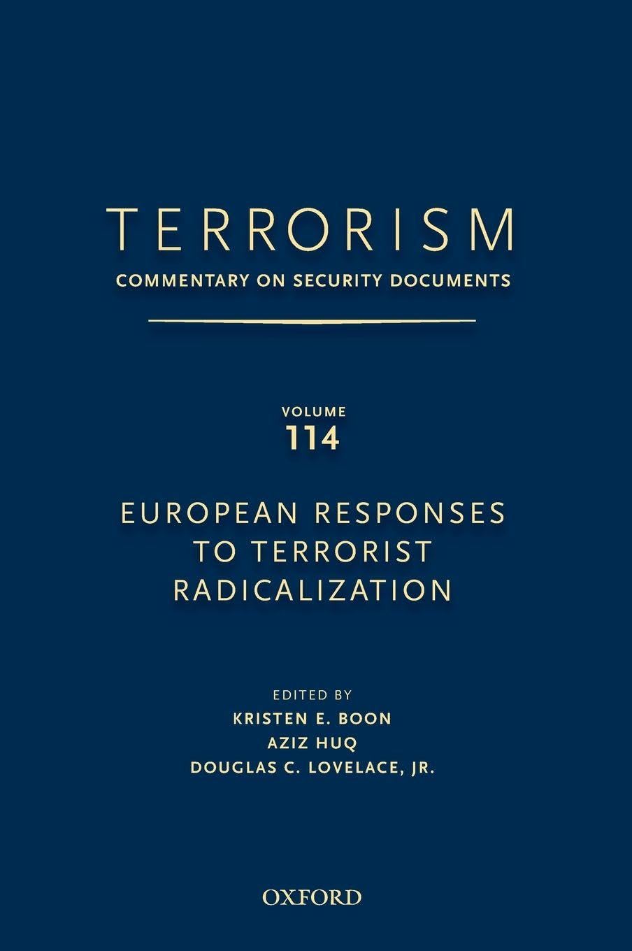 TERRORISM: COMMENTARY ON SECURITY DOCUMENTS VOLUME 114
