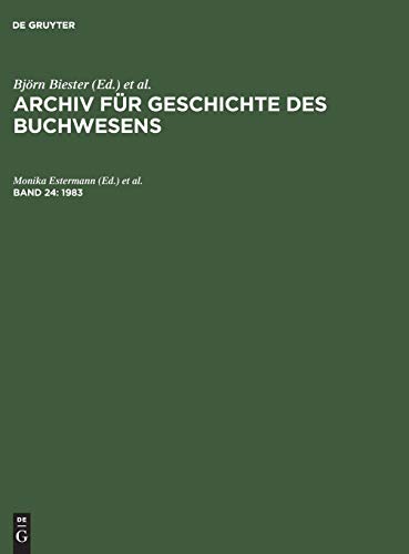 1983 (Archiv für Geschichte des Buchwesens)