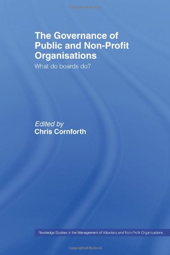 The Governance of Public and Non-Profit Organizations (Routledge Studies in the Management of Voluntary and Non-Profit Organizations, Band 6)